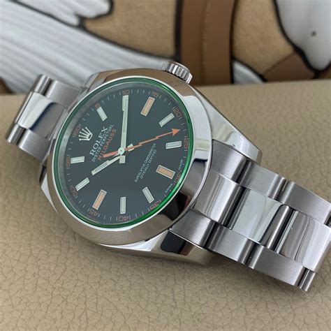 rolex milgaus vetro verde sfondo azzurro prezzo rolex|Prezzi per Rolex Milgauss .